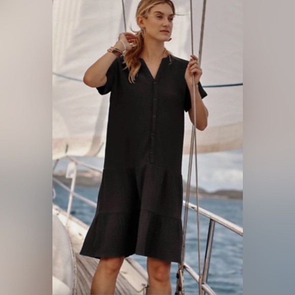 J. Jill Other - J.Jill Cotton-Gauze Tiered Dress Size S NWOT